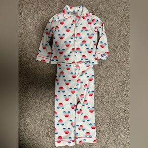 Toddler Girls fleece pajamas size 5 Disney Gap Minnie Mouse